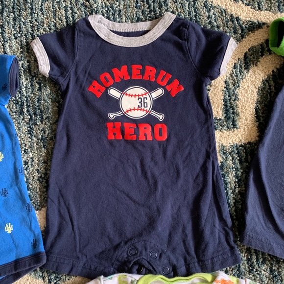 Bundle lot 6 Carters rompers 3 months - Picture 3 of 7
